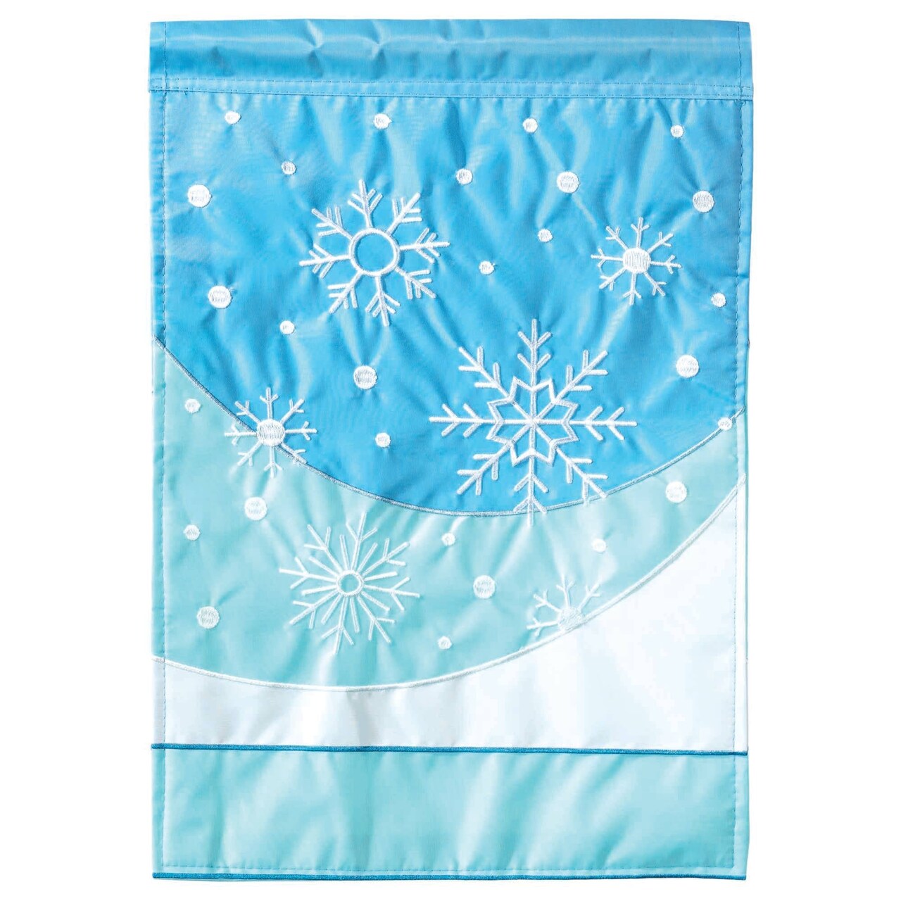 Edge Collections-13" x 18"-Blue-Durable Double-Sided Garden Flag for Personalization-1 pcs